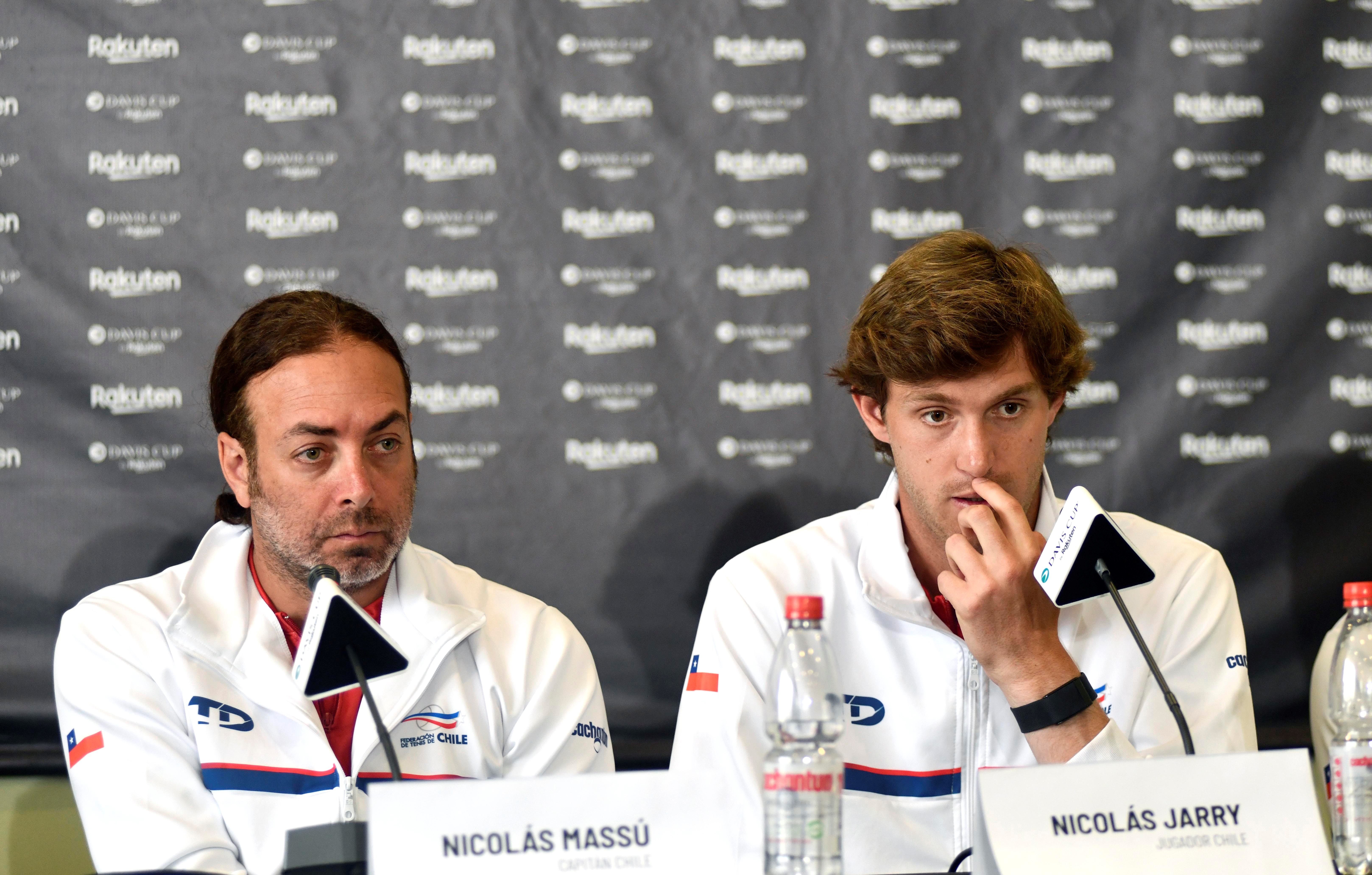 Las reacciones de Massú y Jarry tras el sorteo de la serie ante Kazajistán en Copa Davis
