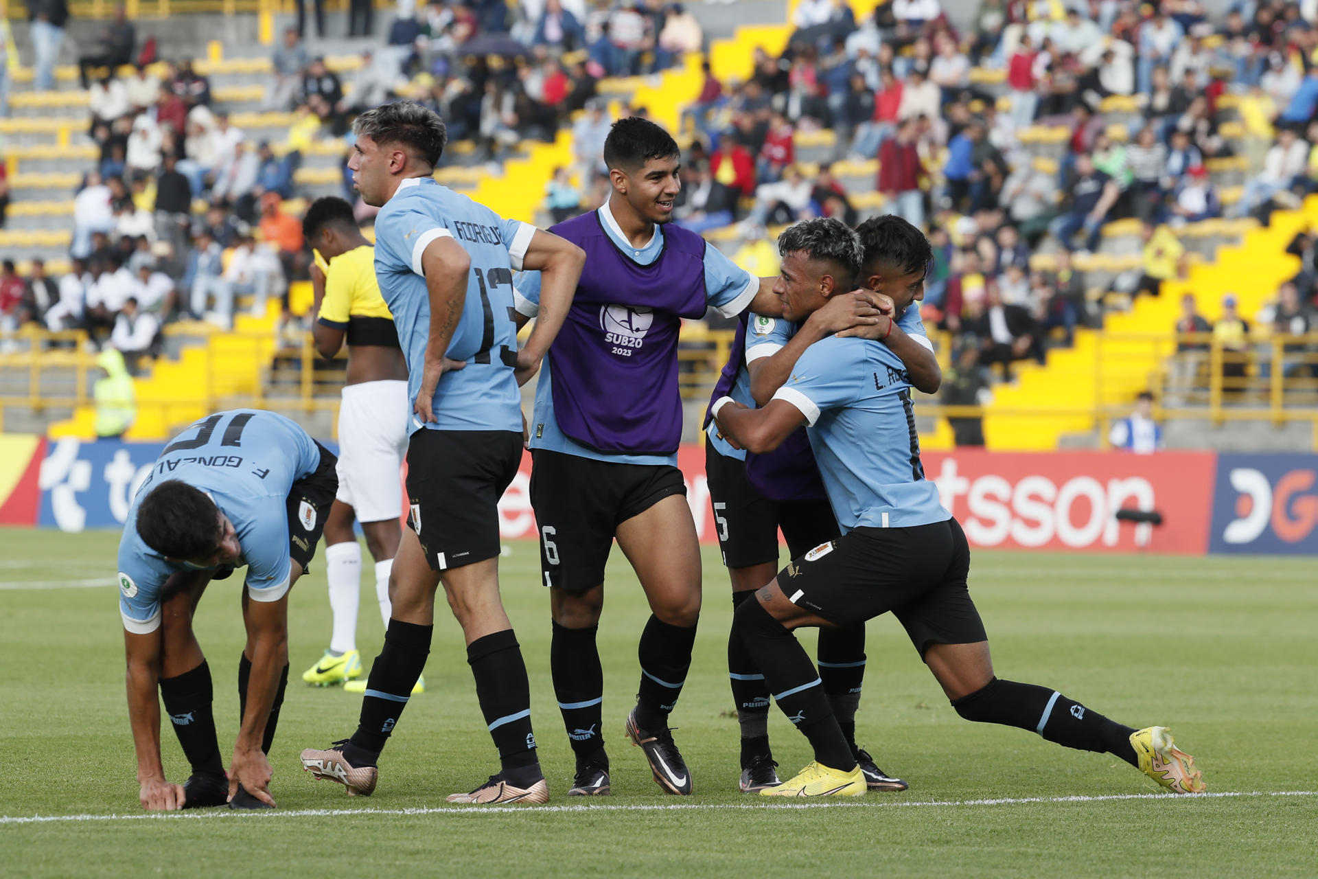 Uruguay batió a Ecuador y se encumbró en el hexagonal del Sudamericano Sub 20