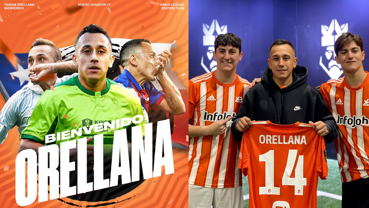 ¡Oficial! Fabián Orellana se sumó al equipo xBuyer de la Kings League
