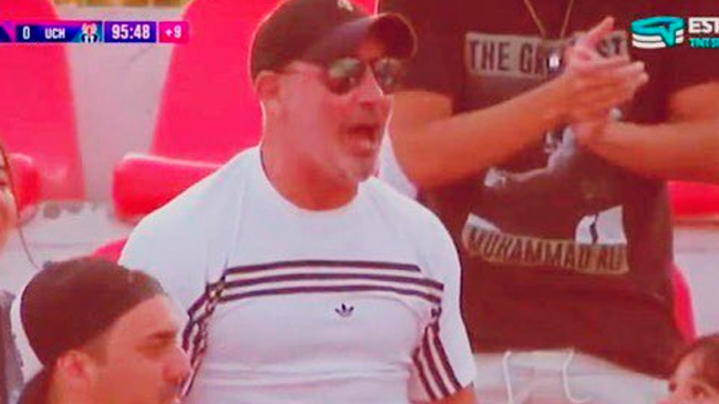 El emocionado festejo de Marcelo Barticciotto por golazo de su hijo Bruno a la U