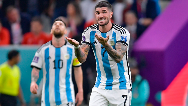 Rodrigo De Paul recordó consejo de Messi en Qatar: Llevarle la contra es muy difícil