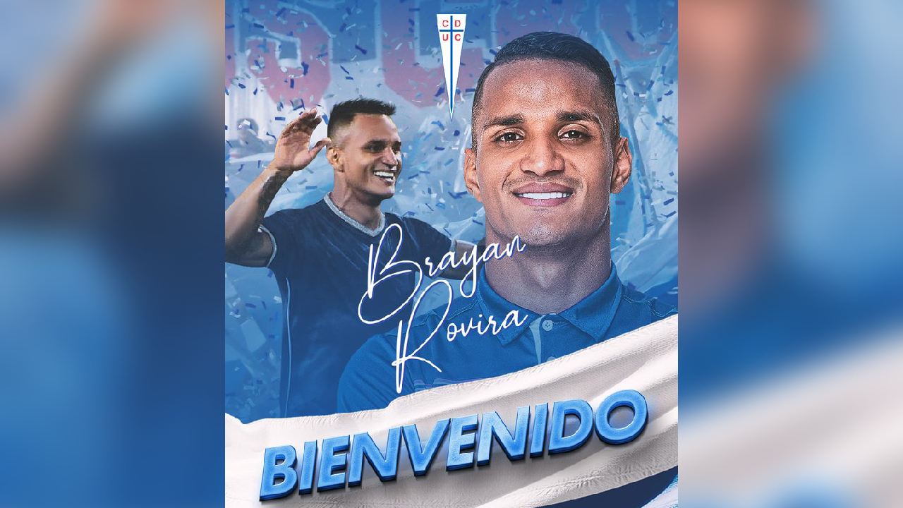 Universidad Católica oficializó el fichaje del colombiano Brayan Rovira