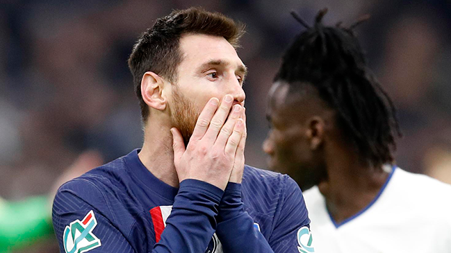 Messi se lesionó en la derrota ante Olympique de Marsella de Alexis