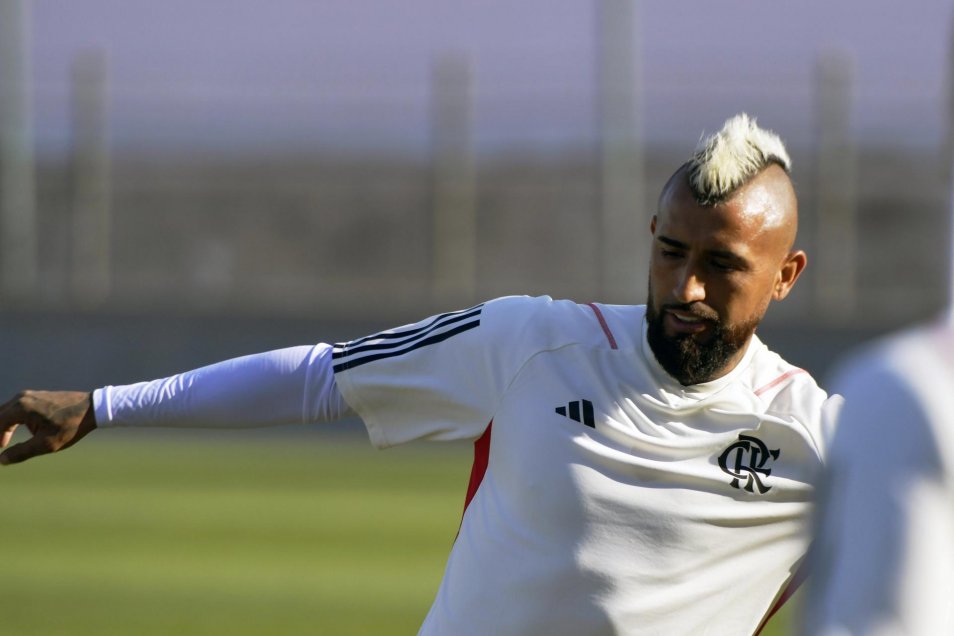 Vidal y Pulgar entrenaron con Flamengo de cara al duelo por el tercer lugar del Mundial de Clubes