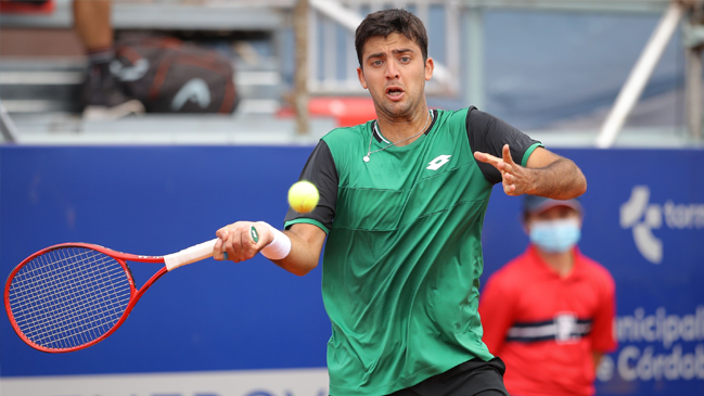 Tomás Barrios sucumbió ante Sebastián Báez y se despidió del ATP de Córdoba