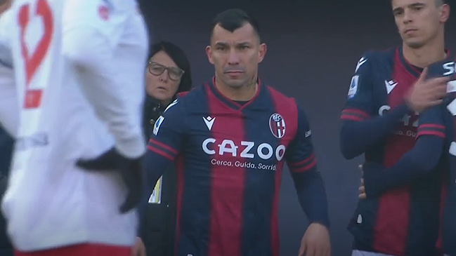 Gary Medel volvió a jugar en Bologna tras superar su lesión muscular