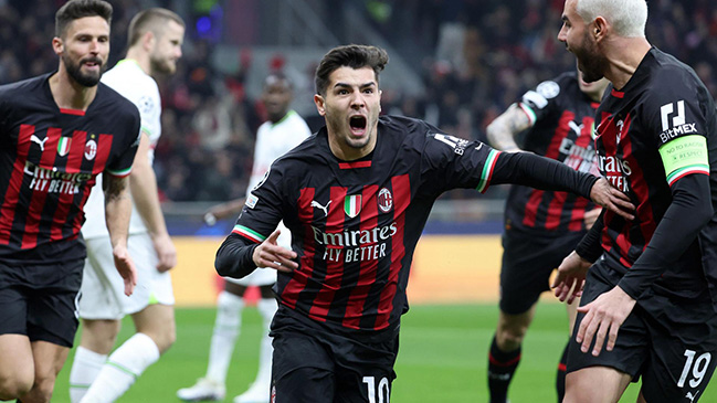 Brahim Díaz sacudió redes en la victoria de AC Milan sobre Tottenham por la Champions League