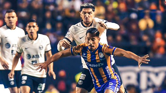 Diego Valdés anotó en claro triunfo de América sobre San Luis