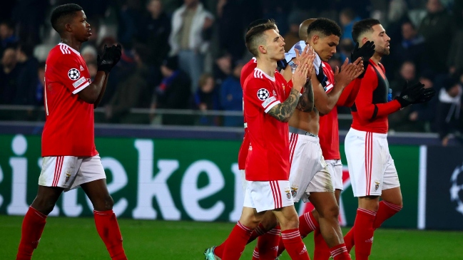 Benfica dejó muy avanzada la serie ante Brujas en la Champions tras ganar en Bélgica