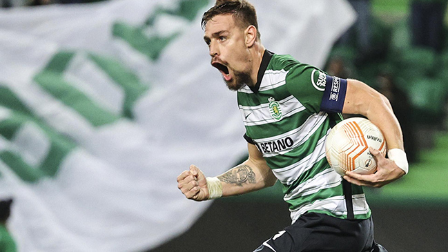 Sebastián Coates salvó de la derrota a Sporting de Lisboa ante Midtjylland en la Europa League