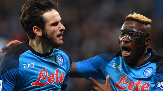 Serie A: Osimhen anotó un golazo en la victoria del intratable líder Napoli sobre Sassuolo