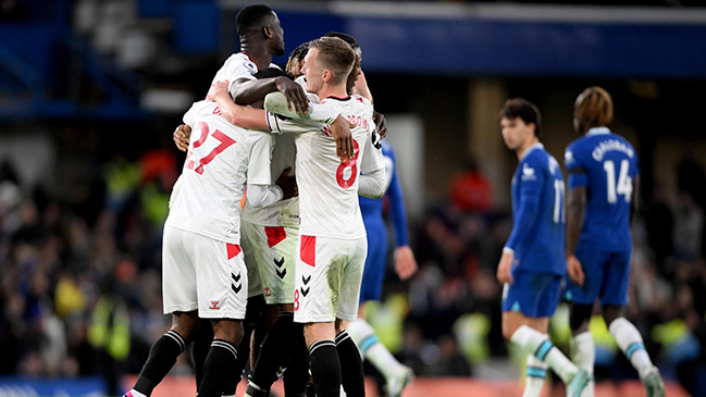 Chelsea sumó su cuarto partido al hilo sin ganar en la Premier tras caer ante Southampton