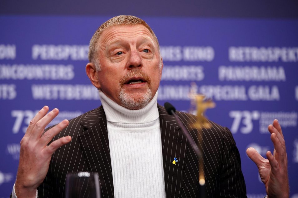 Boris Becker acaparó miradas en el Festival de Cine de Berlín