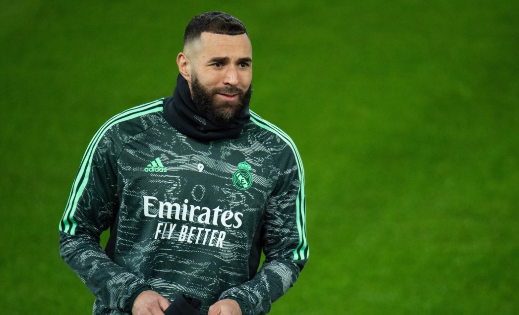 Karim Benzema lideró la última práctica de Real Madrid antes de enfrentar a Liverpool