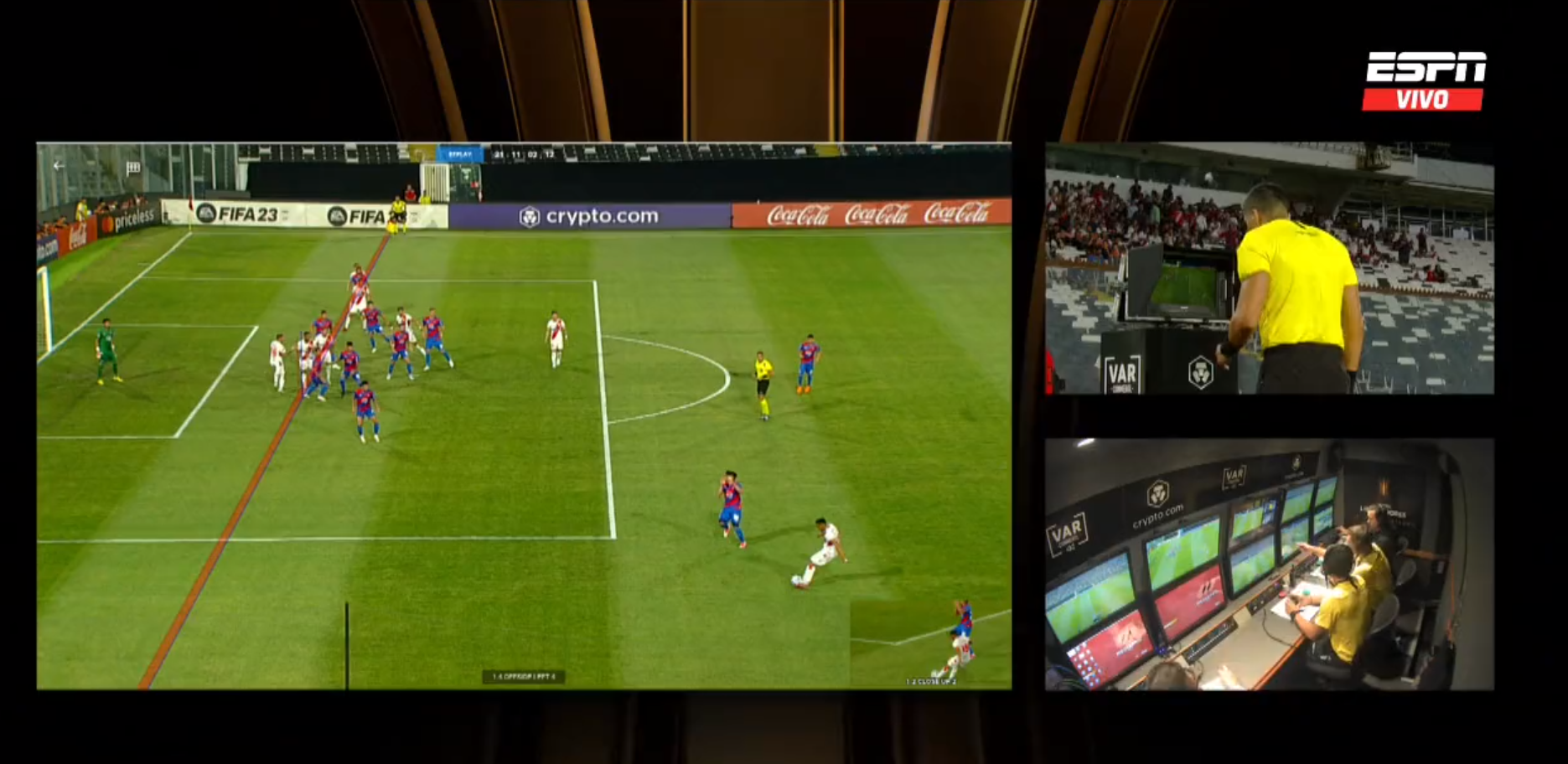 ¿Había offside? El gol anulado a Augusto Barrios en Curicó ante Cerro Porteño en la Copa