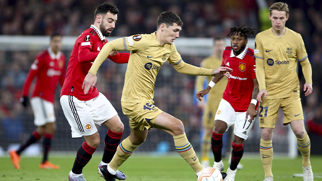 Manchester United y FC Barcelona luchan por avanzar a los octavos de Europa League