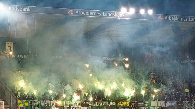 Un niño terminó herido por la pirotecnia de hinchas de Sporting de Lisboa