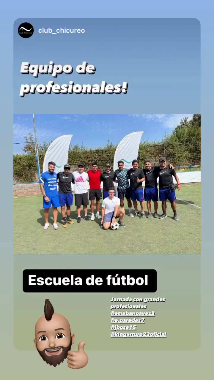 Paredes, Pavez y Beausejour visitaron el Club Chicureo de Vidal