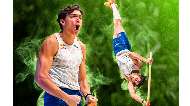 Armand Duplantis rompió el récord mundial del salto con garrocha
