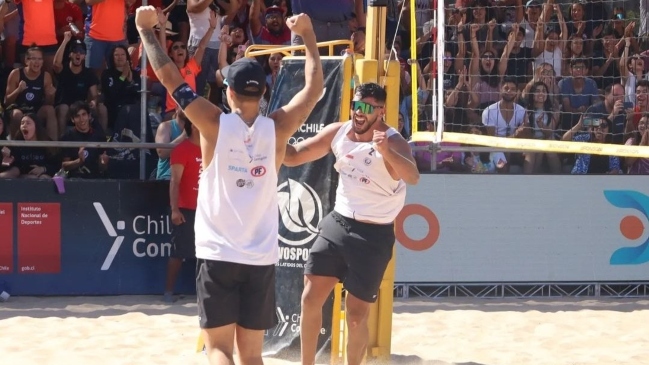 ¡Final chilena! Aravena y Droguett desafiarán a los Grimalt por el título del Sudamericano