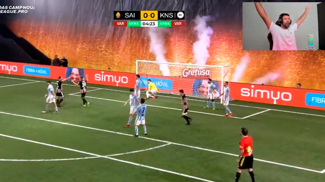 Walter Montillo demoró cuatro minutos en marcar su primer gol en la Kings League