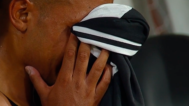 Daniel Gutiérrez lloró tras ser sustituido ante Coquimbo Unido