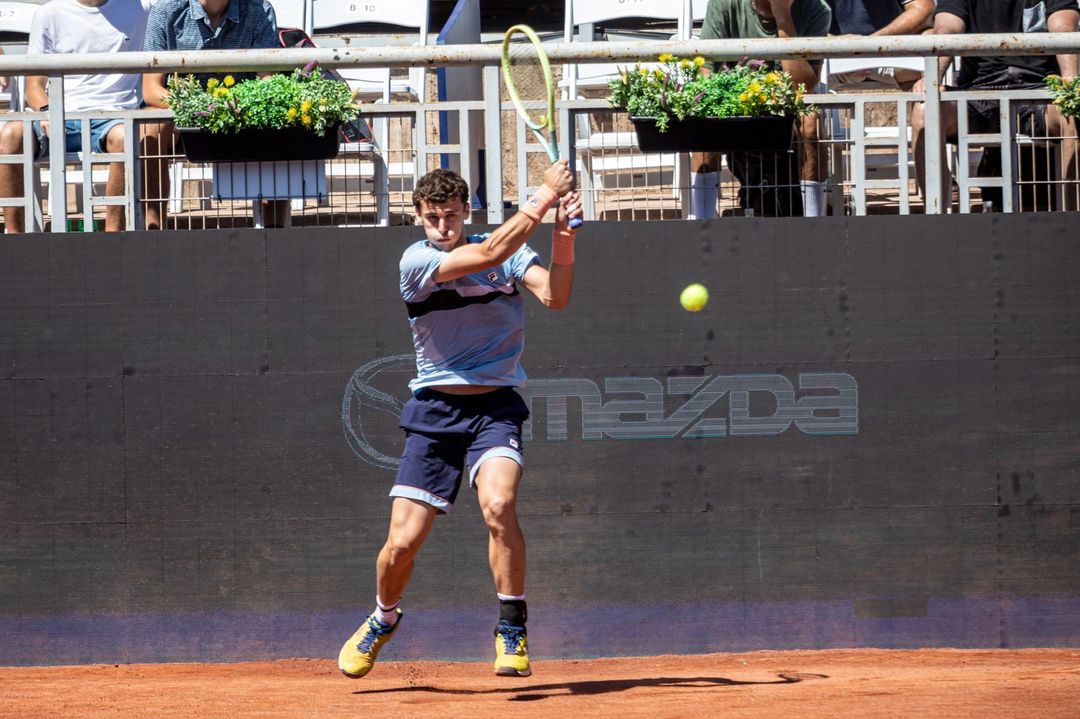 Juan Manuel Cerúndolo superó a Pedro Cachín y avanzó a segunda ronda en el Chile Open