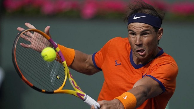 Rafael Nadal avisó que no jugará Indian Wells