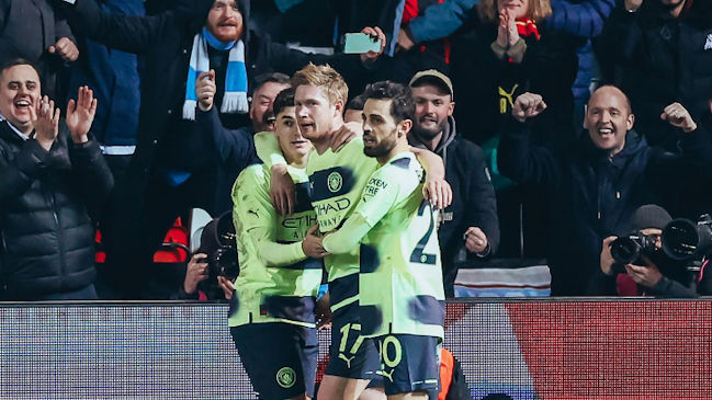 Manchester City arrasó con Bristol y avanzó a cuartos de final de la FA Cup