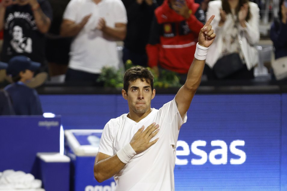 Las postales del triunfo de Cristian Garin sobre Dominic Thiem en el ATP de Santiago