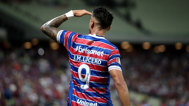 Juan Martín Lucero fue figura con un doblete en avance de Fortaleza en la Copa Libertadores