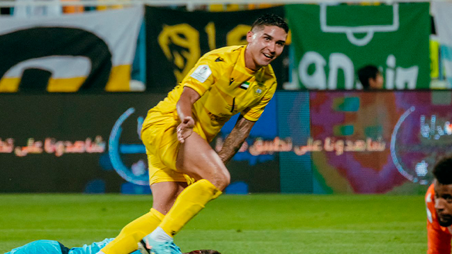 Felipe Gutiérrez anotó su primer gol en Al Wasl
