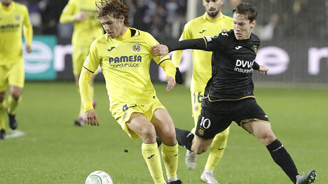 Villarreal rescató un empate en Bélgica y quedó bien perfilado en la serie ante Anderletch