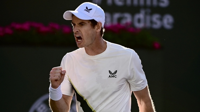 Murray se exigió por más de tres horas para vencer a Etcheverry en Indian Wells