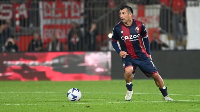 Gary Medel vio acción en empate de Bologna ante Lazio en la Serie A
