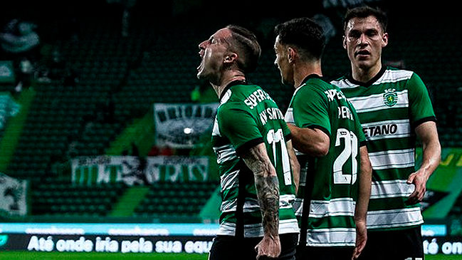 Nuno Santos se lució con un golazo de rabona para Sporting de Lisboa