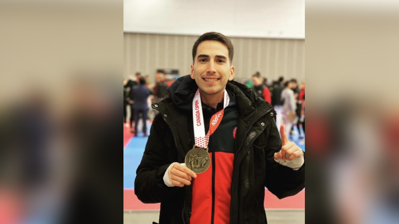 Ignacio Morales ganó medalla de oro en el Canada Open Taekwondo 2023