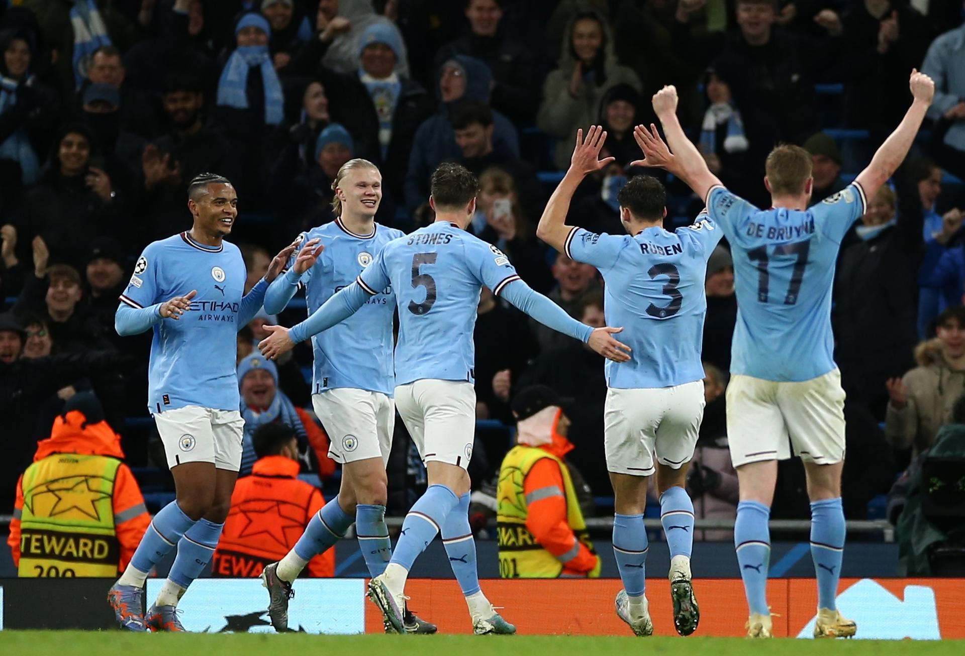 Haaland destrozó a RB Leipzig y Manchester City se metió a cuartos de la Champions