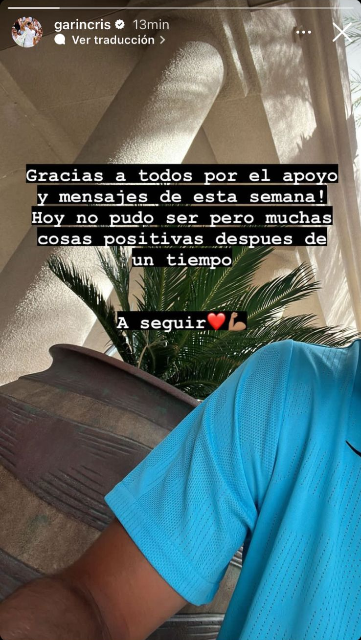 “Muchas cosas positivas”: El mensaje de Cristian Garin tras caída en el Masters de Indian Wells