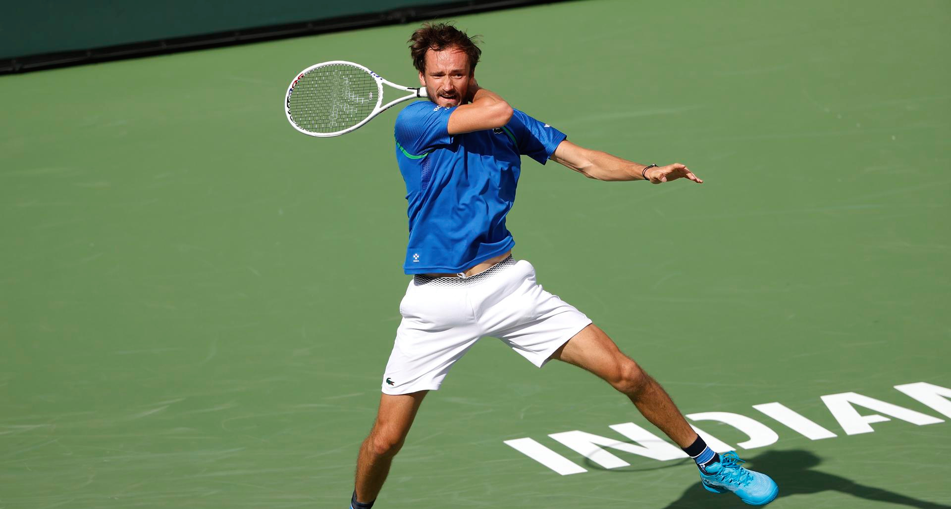 Daniil Medvedev despachó a Alejandro Davidovich y avanzó a semifinales en Indian Wells