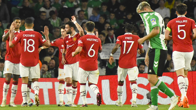 Real Betis se despidió de la Europa League tras nueva derrota frente a Manchester United