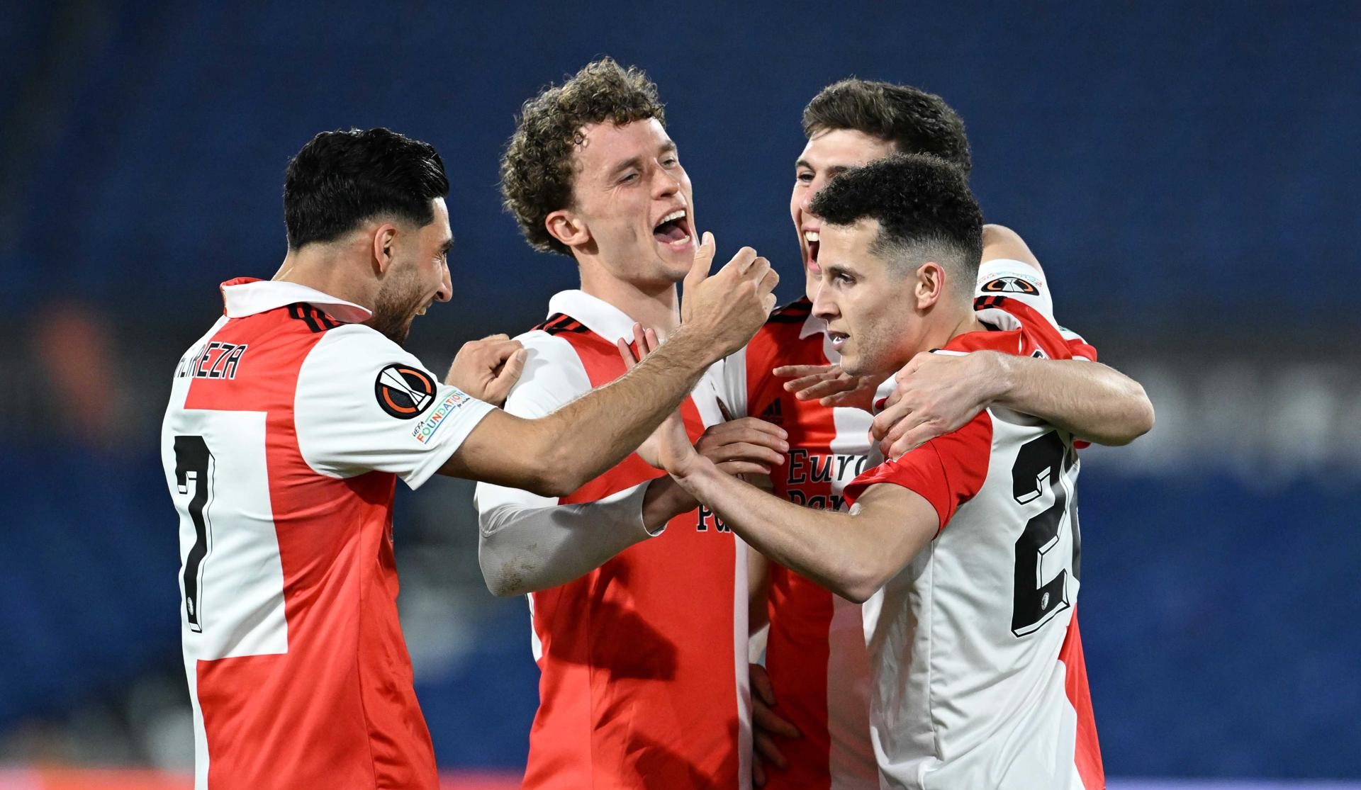 Feyenoord eliminó con siete goles a Shakthar Donetsk y avanzó en la Europa League