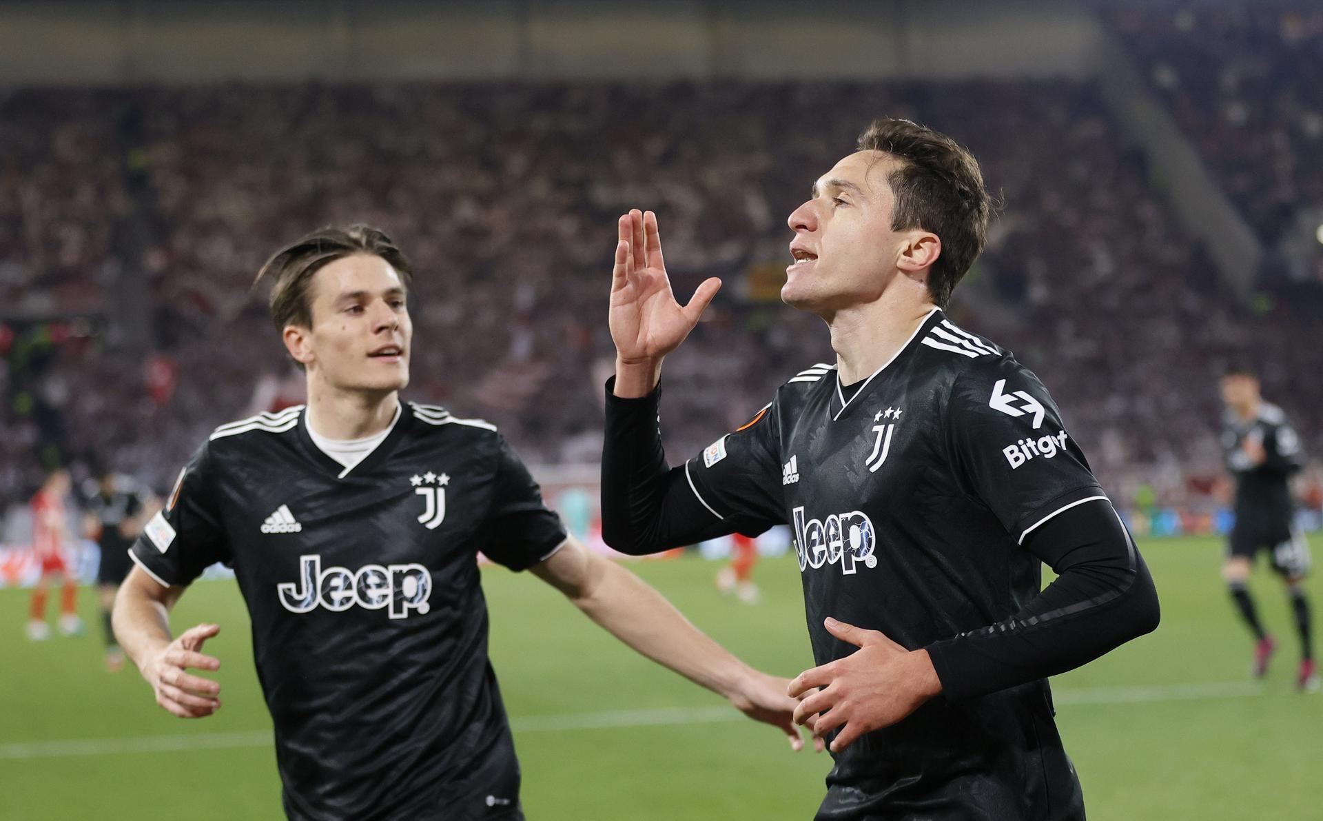 Juventus batió a Friburgo en Alemania y se instaló en cuartos de final de la Europa League