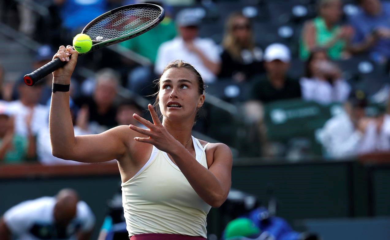 Aryna Sabalenka tumbó a Maria Sakkari y jugará la final de Indian Wells
