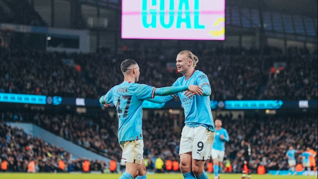 Manchester City otra vez tuvo a un encendido Haaland y aplastó a Burnley en FA Cup