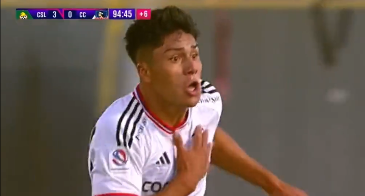 Damián Pizarro anotó su primer gol en el profesionalismo en el descuento de Colo Colo ante Cobresal