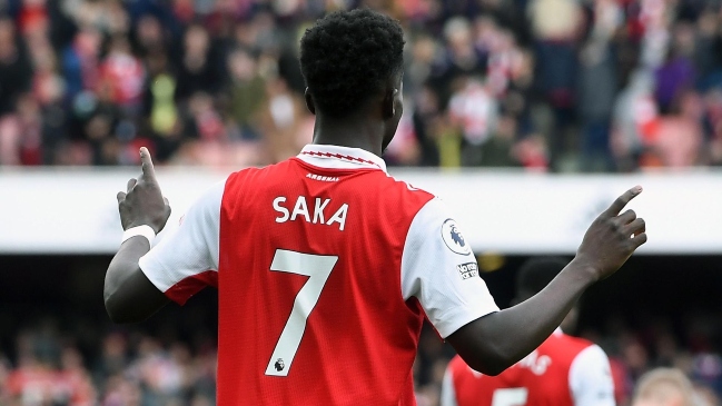 Bukayo Saka comandó goleada de Arsenal sobre Crystal Palace en la Premier League