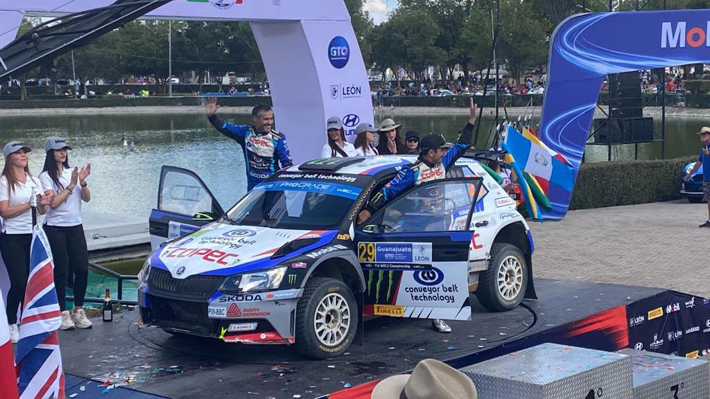 Jorge Martínez finalizó sexto en el Rally de México