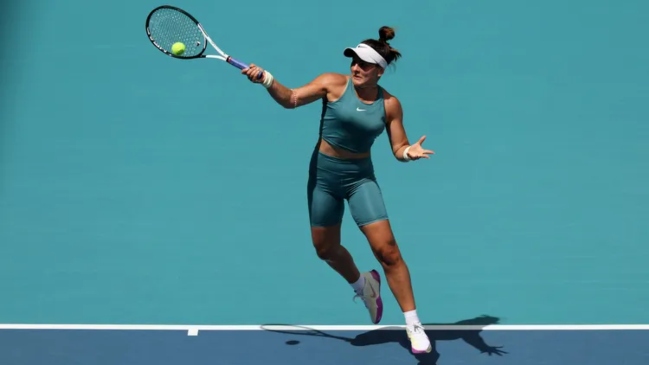 Andreescu despachó a Raducanu en un partidazo en primera ronda del Miami Open