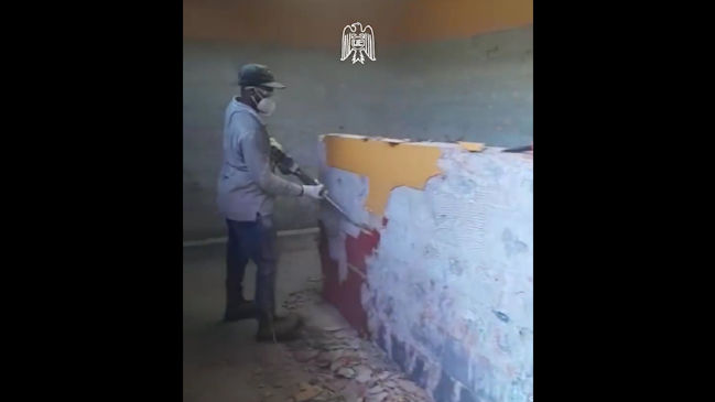 Unión Española inició obras de remodelación en baños del Estadio Santa Laura